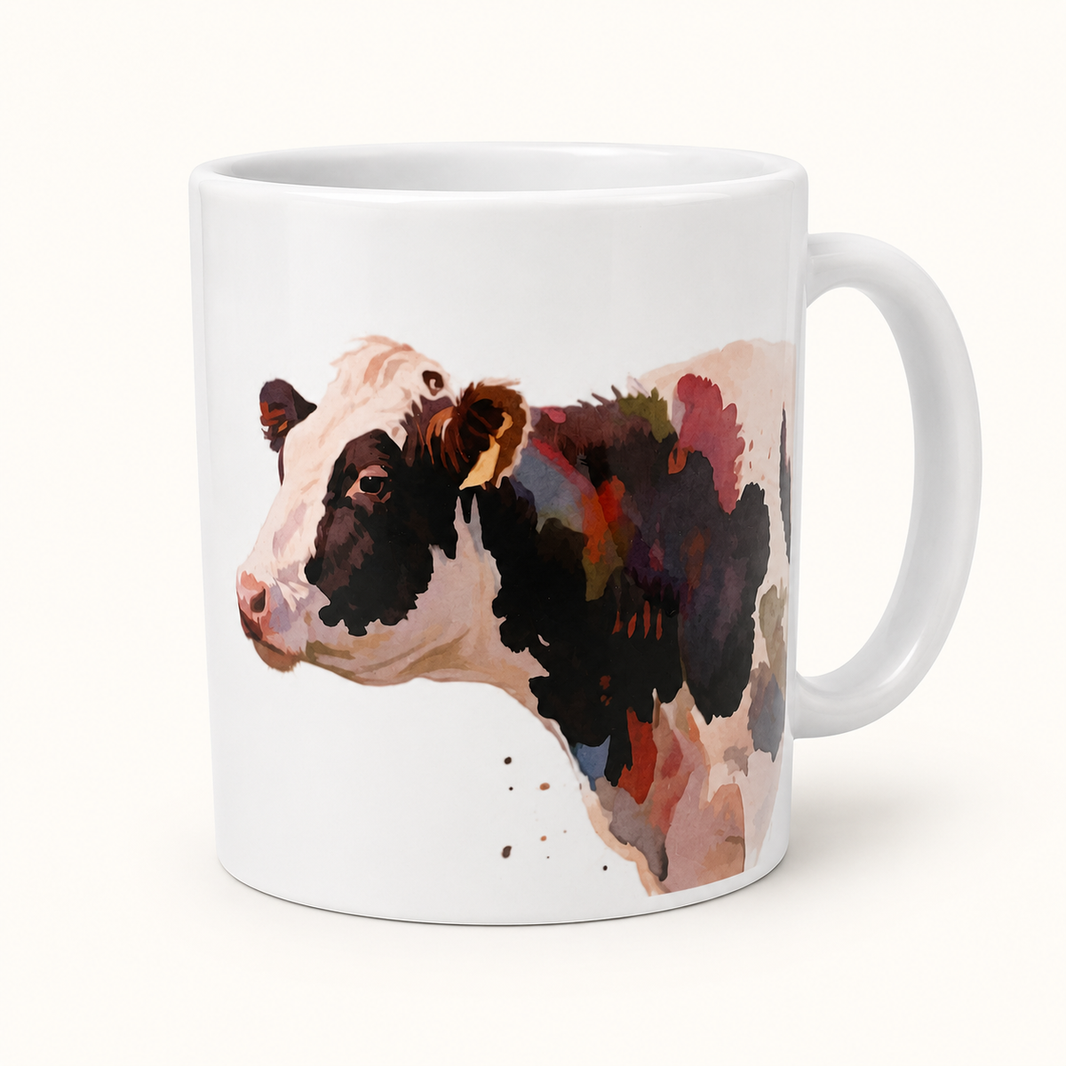 Colourful Dairy Cow Mug