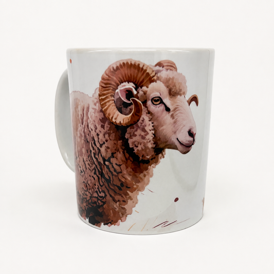 Ram and Sheep Mug