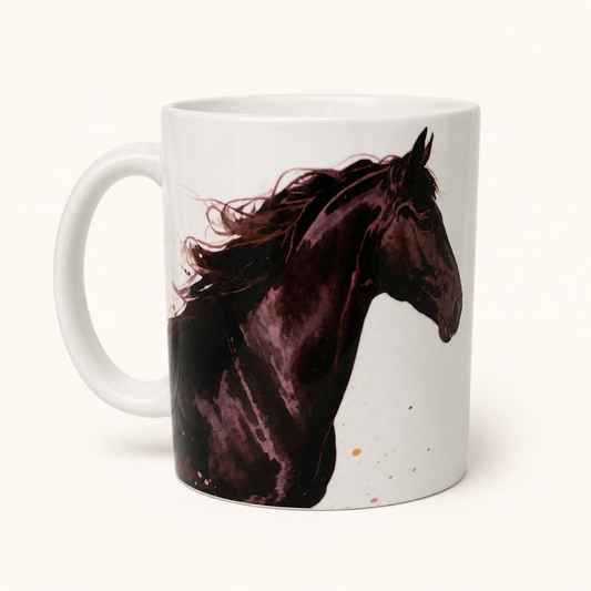 Black Horse Mug
