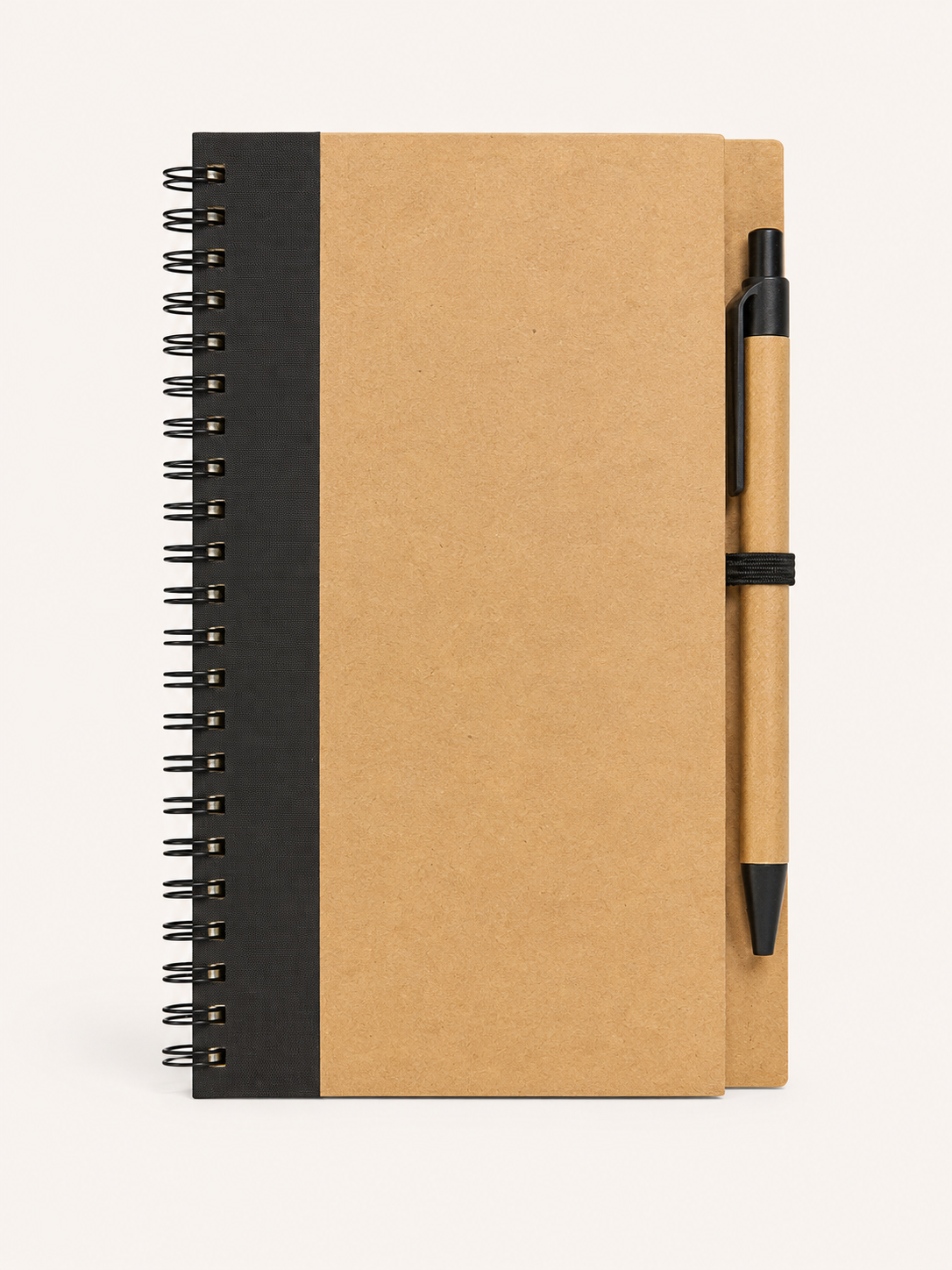 Eco Black Notebook with Pen
