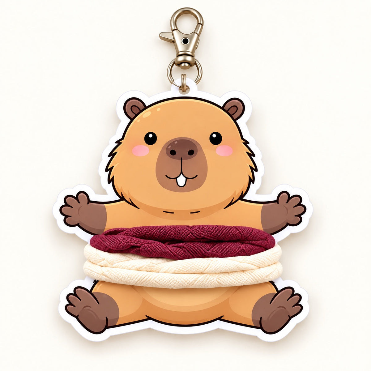 Capybara Hairband Hugger – clean white product photo