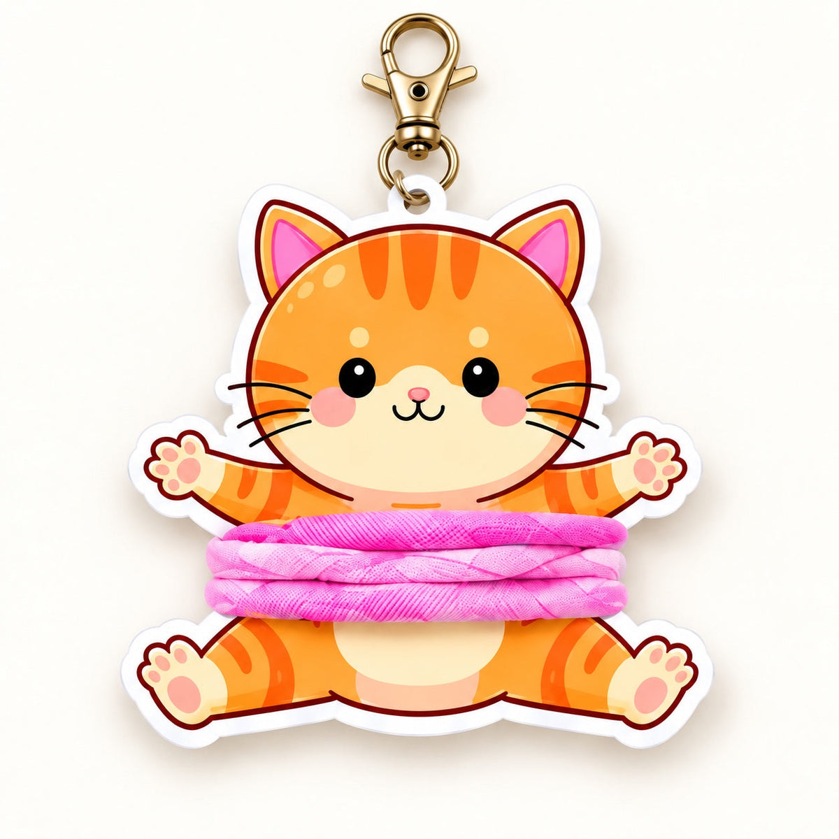 Ginger Cat Hairband Hugger – clean white product photo
