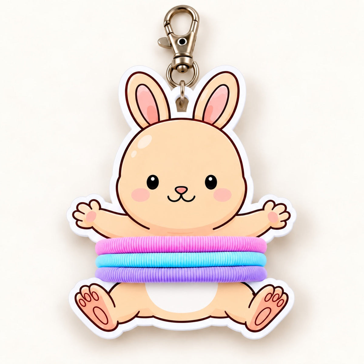 Rabbit Hairband Hugger – clean white product photo